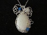 スコレサイト ワイヤーアートペンダント:04